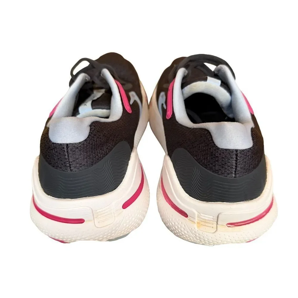Brooks ghost max Women's Athletic Shoes - Black, Pink, and Blue size 10